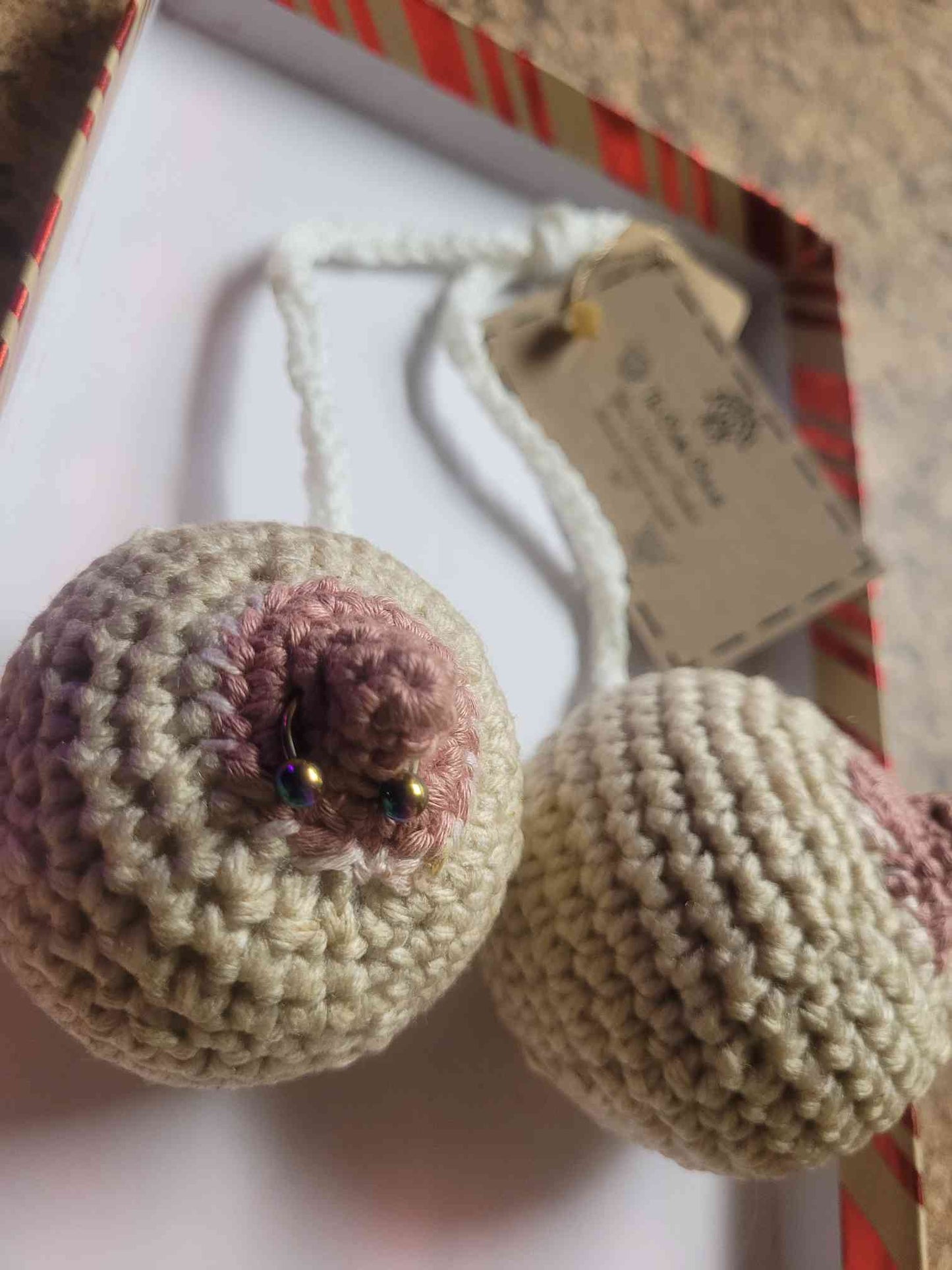 Titty Rear View Ornaments